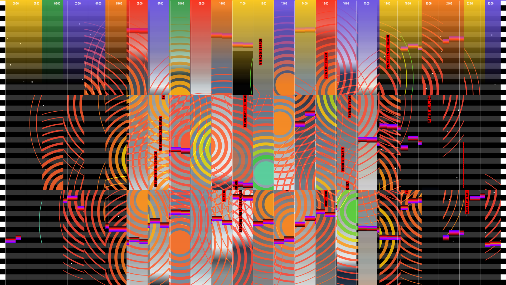 GeneraCity – snapshot wygenerowanej planszy
